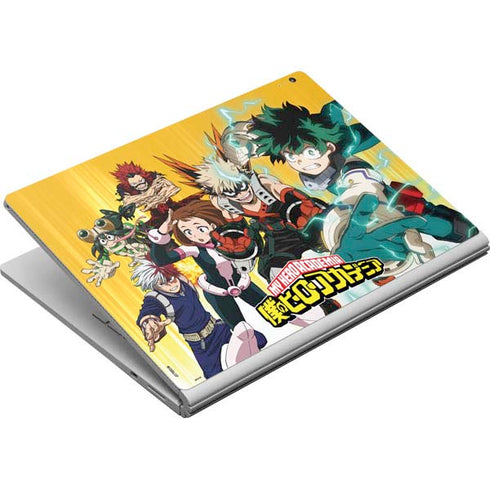 My Hero Academia Deku Squad Season 5 Surface Book Skin